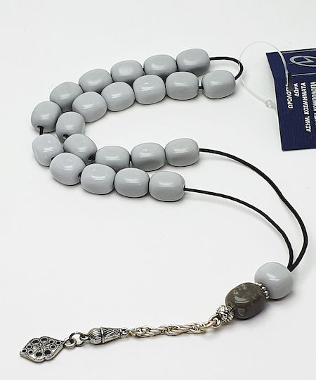Roloi Komboloi Worry Beads Gray 30cm