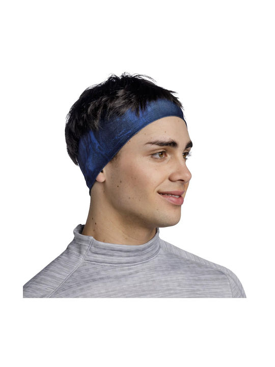 Buff Coolnet Uv Wide Спортна лента за глава Син
