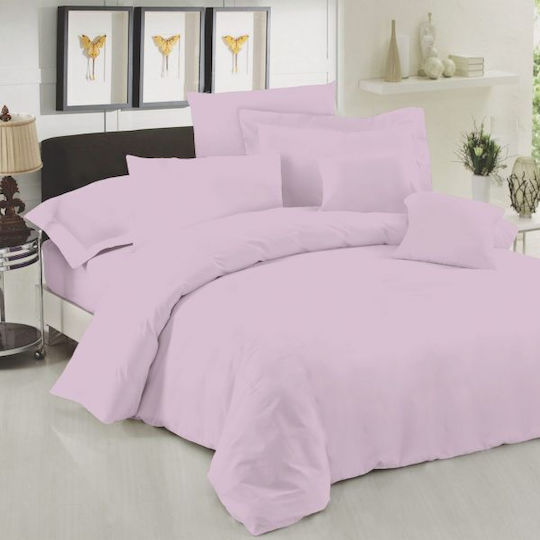 Le Blanc Premium Σετ Υπέρδιπλο 4τμχ 240x270εκ. Light Lilac Le Blanc Premium Σετ Υπέρδιπλο 4τμχ 240x270εκ. Light Lilac