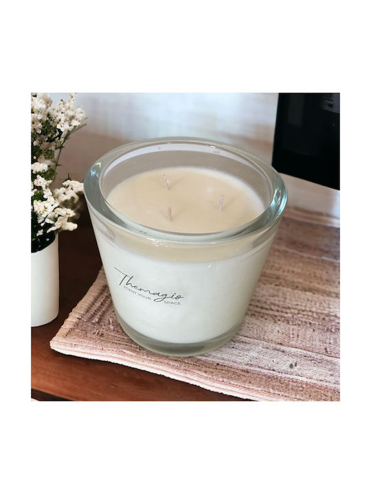 Themagio Aromatic Soy Candle in a White Jar 700g 25550.7