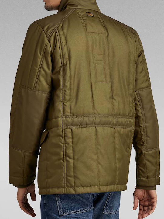 G-Star Raw Herren Winter Jacke Lässig Khaki