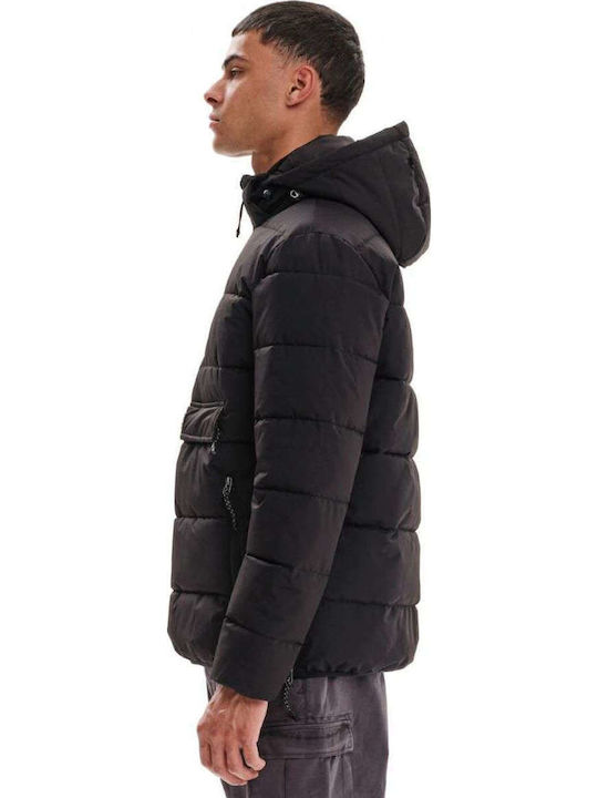 Winter Jacke Puffer Schwarz