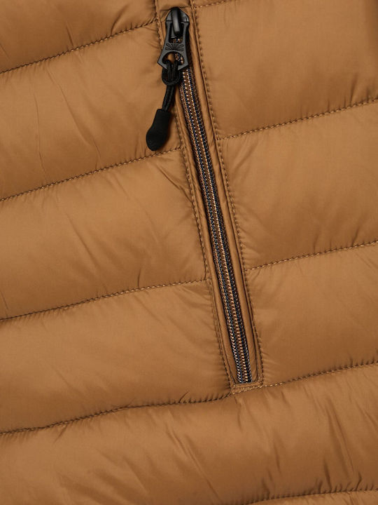 Winter Jacket Puffer Brown