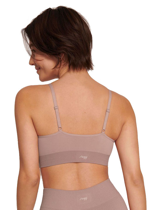 Ever Infused Women's Bra without Padding Beige