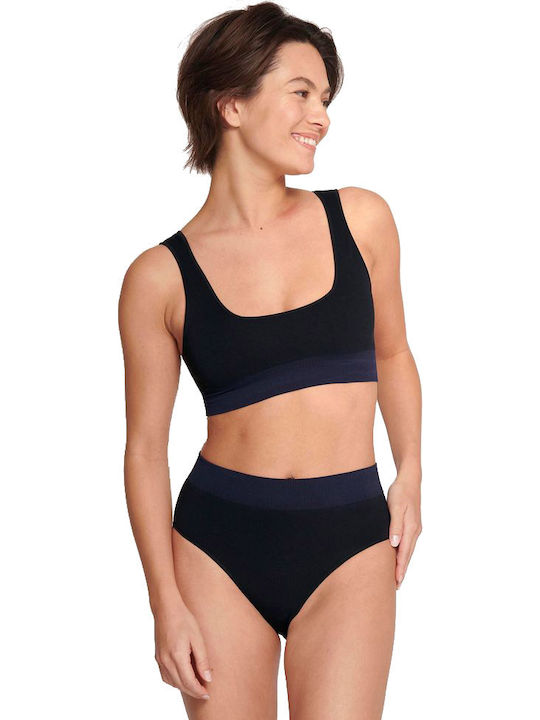 Ever Infused Women's Bra without Padding Black