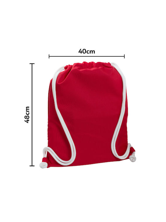 Koupakoupa Ολυμπιακός Gym Backpack Red