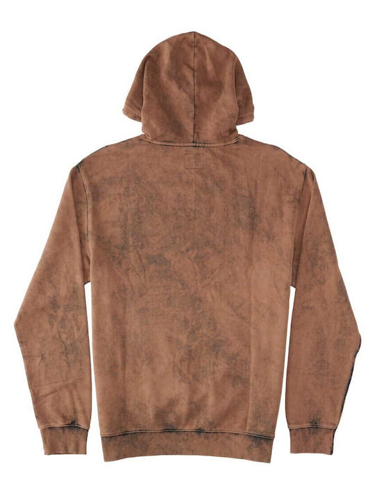 Contour Sweatshirt mit Kapuze Braun