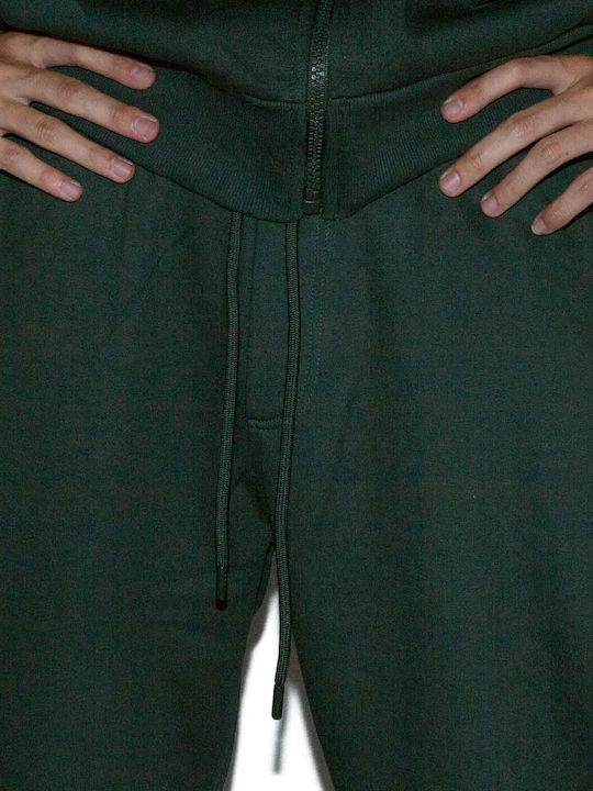 BodyTalk Men's Sweatpants with Rubber Green