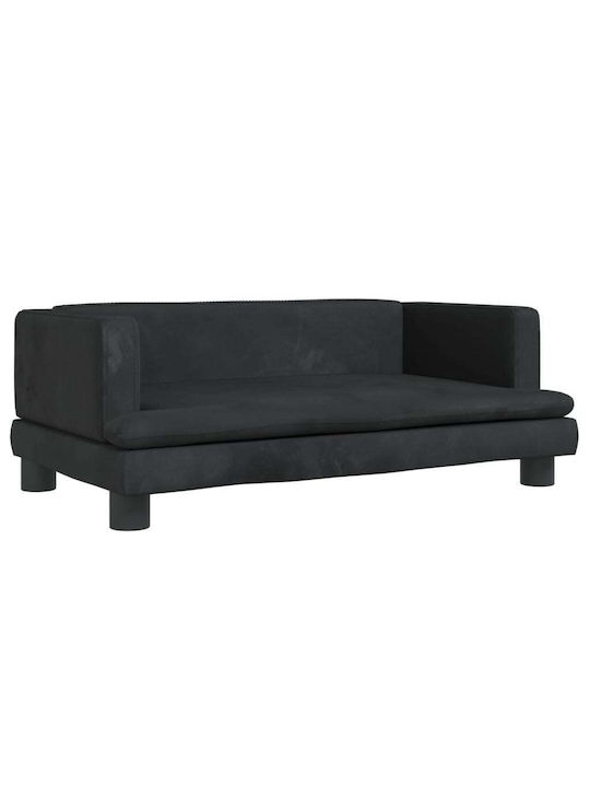 vidaXL Dog Sofa Bed Black 80x45cm