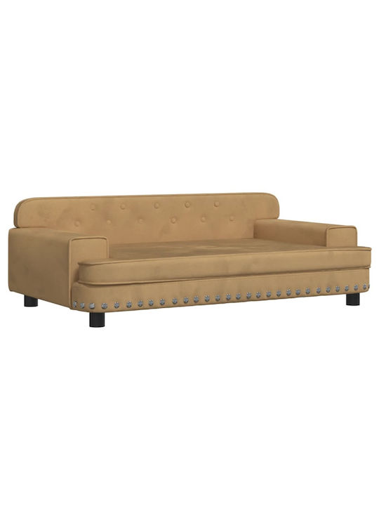 vidaXL Dog Sofa Bed Brown 90x53cm