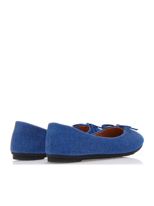 Damen Ballerinas in Blau Farbe 501802NAVY