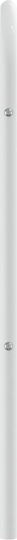 vidaXL Metallic White Bed Headboard 187x100cm
