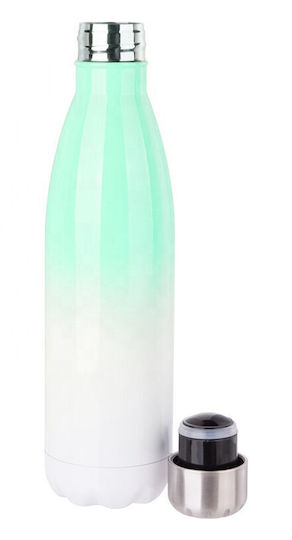 Koupakoupa The Rolling Stones Recyclable Bottle Thermos Stainless Steel BPA Free 500ml Green