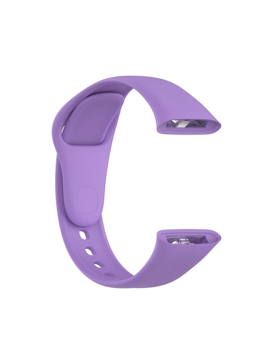 Solid Color Λουράκι Σιλικόνης Μωβ (Redmi Watch 3 Active)