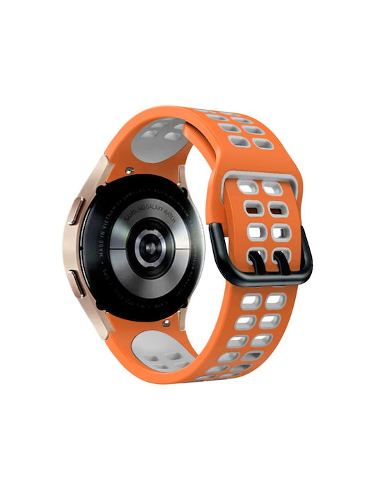 Armband Orange (Galaxy Watch4/5/6/7/FE/4 Classic/6 Classic/5 Pro) Armband Orange (Galaxy Watch4/5/6/7/FE/4 Classic/6 Classic/5 Pro)