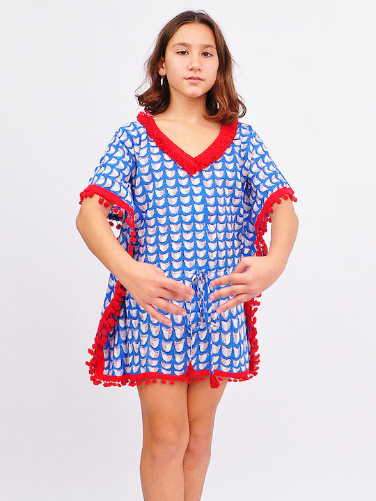 Kinderkleid Kurzärmelig Blau