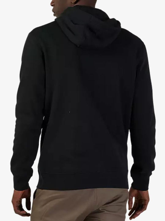 Fox Herren Sweatshirt mit Kapuze Schwarz