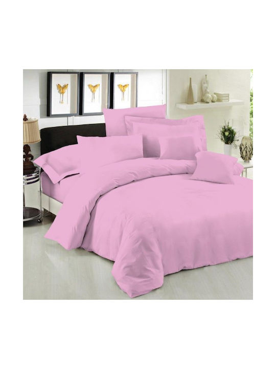 Le Blanc Pillowcase Set with Envelope Cover Lilac 50x70cm.