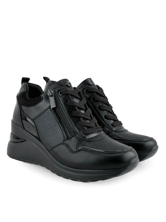 Seven Damen Sneakers Schwarz