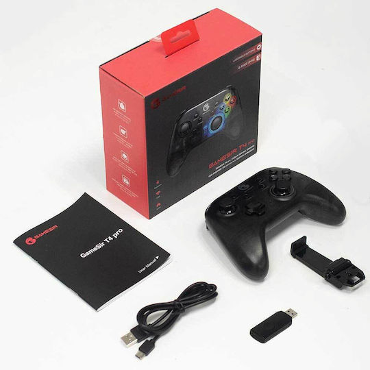 Gamesir T4 Ασύρματο Gamepad για PC Διάφανο