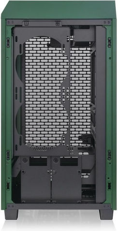 Thermaltake The Tower 200 Snow Mini Chassis Гейминг Мини кула Компютърна кутия със страничен прозорец Състезателно зелено
