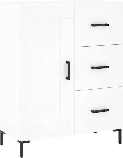 Bufet cu Sertare Alb 69.5x34x90cm