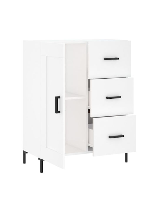 Bufet cu Sertare Alb 69.5x34x90cm