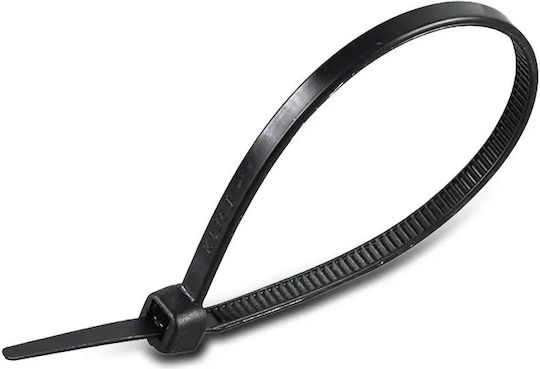 Spap Δεματικά Καλωδίων Πλαστικά 280mmx3.6mm σε Μαύρο χρώμα (100τμχ) (4100237)