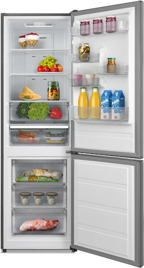 Inventor Ψυγειοκαταψύκτης 310lt Total NoFrost Υ188xΠ59.5xΒ63εκ. Inox PSNF18860IN