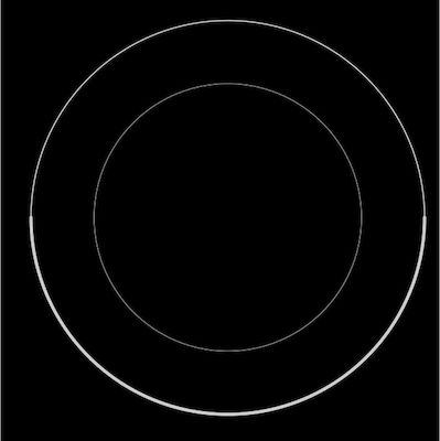 Indesit IRD 2030 B Domino Ceramic Cooktop Autonomous 30x52εκ.