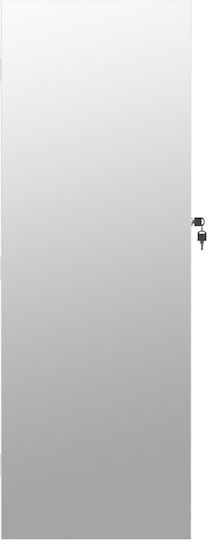 vidaXL Wandspiegel mit Weiß Hölzernes Rahmen & LED Beleuchtung 106x37.5cm 1Stück
