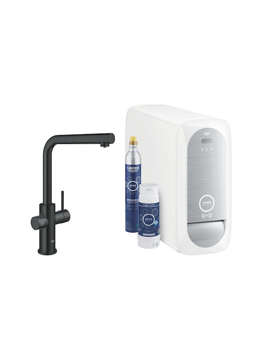 Grohe Home Μπαταρία Κουζίνας Πάγκου Μπλε