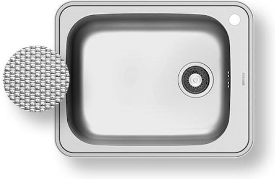 Pyramis Space Plus 1B Ένθετος Inox Σαγρέ Μ61xΠ48cm Ασημί Pyramis Space Plus 1B Ένθετος Inox Σαγρέ Μ61xΠ48cm Ασημί