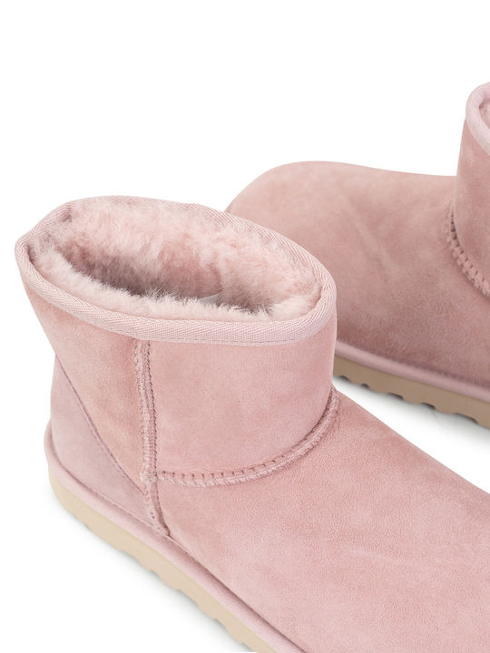 Classic Mini II Suede Women's Ankle Boots Light Pink