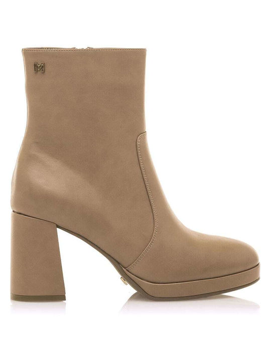 Maria Mare Women's Ankle Boots Beige