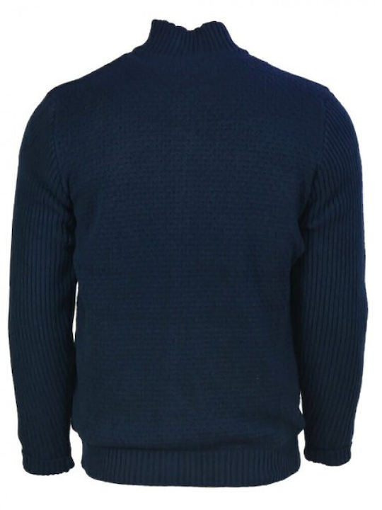 Winter Jacket Windproof Blue