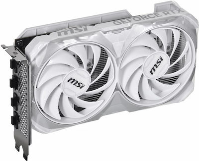 MSI GeForce RTX 4060 8GB GDDR6 VENTUS 2X WHITE OC Graphics Card