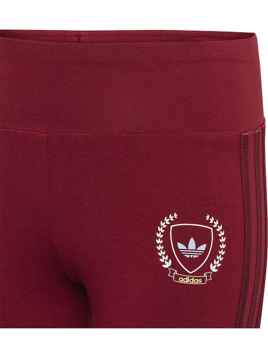 Colant Copii Sportiv Lung Burgundy Graphic