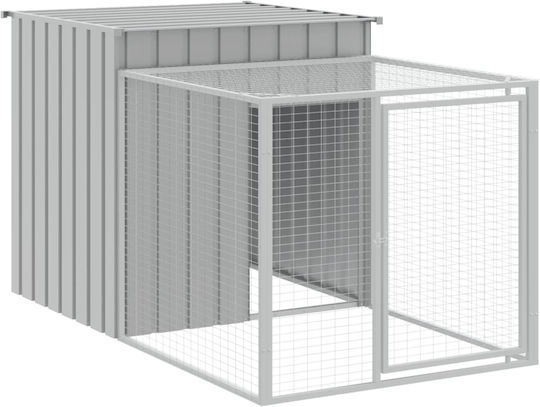 vidaXL 172360 Cușcă din Oțel Galvanizat pentru păsări 110bucx201bucx110buccm.