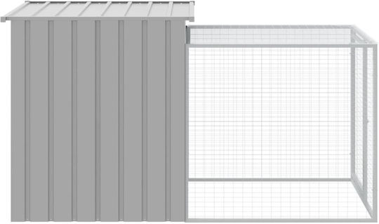 vidaXL 172360 Cușcă din Oțel Galvanizat pentru păsări 110bucx201bucx110buccm.