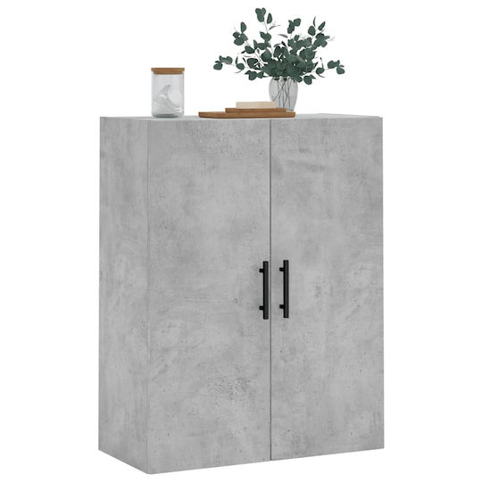 vidaXL Ντουλάπι Μπάνιου 69.5x34x90cm Γκρι