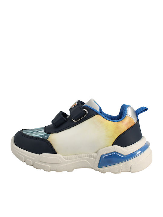 Kinder Sneakers mit Klettverschluss & Lichtern Blau