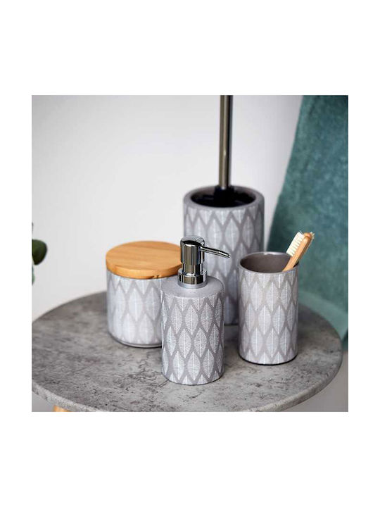 Wenko Tupian Tabletop Ceramic Dispenser Gray