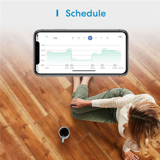 Meross Digital Termostat Spațiu Smart cu Wi-Fi