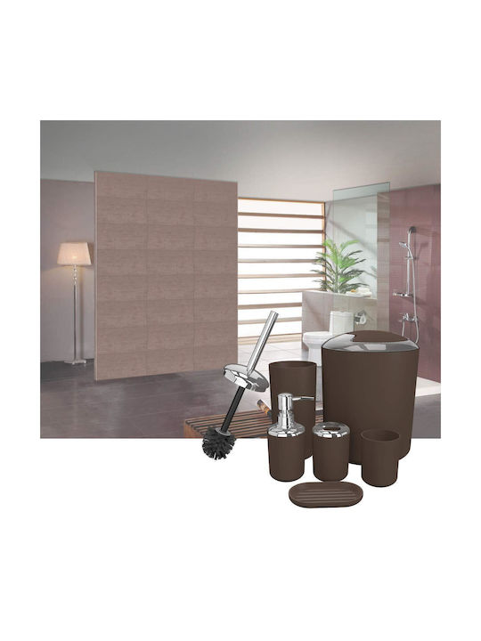 Lalos 2081 Badezimmer-Accessoire-Set Kunststoff Gray 6Stück