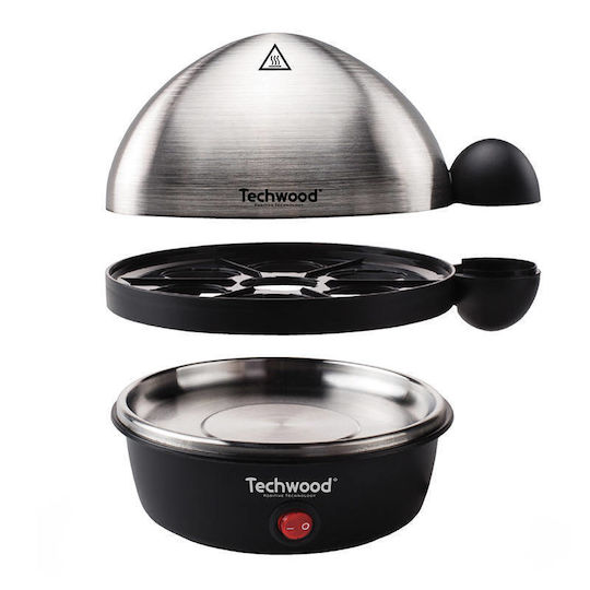 Techwood Cuptor Pentru Gătit Ouă 7 Compartimente 350W Negru