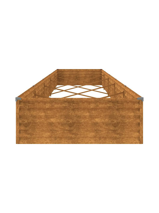 vidaXL Planter Box Metal Maro 482x100x36cm.