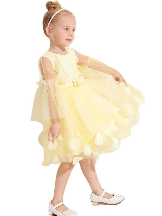 TakTakBaby Kids Dress Tulle Sleeveless Ecru