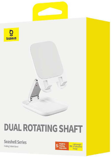 Baseus Seashell Stand pentru tabletă Birou în culoarea Alb