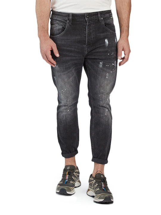 Gabba Alex Ανδρικό Παντελόνι Τζιν Relaxed Fit Tapered Γκρι